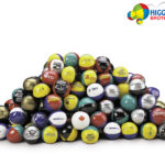 Printed juggling balls from higgins brothers stress custom marketing promotional gifts promo giveaways sale logo