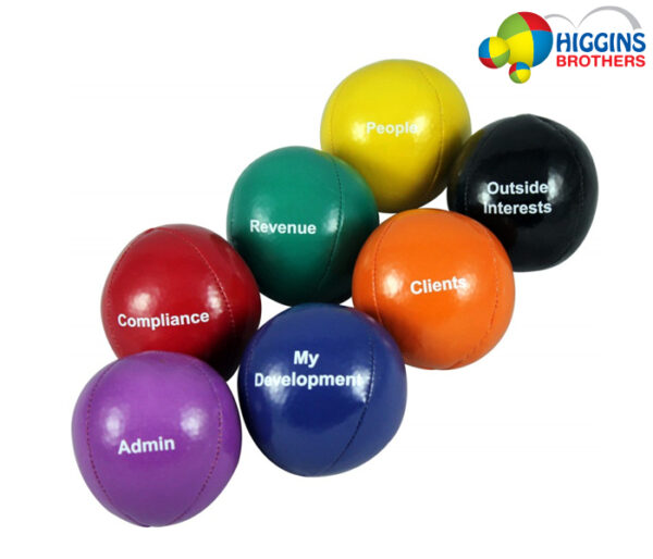 custom printed juggling balls canada pad printing marketing