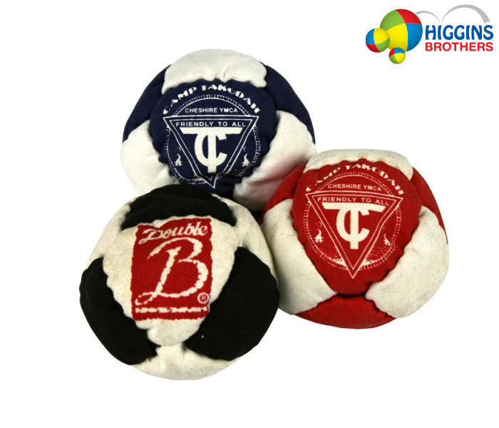 Custom Printed Footbags wholesale hackey hacky sacks promotional items logo