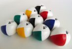 Pacman juggling ball from Higgins Brothers. For circus and flow arts